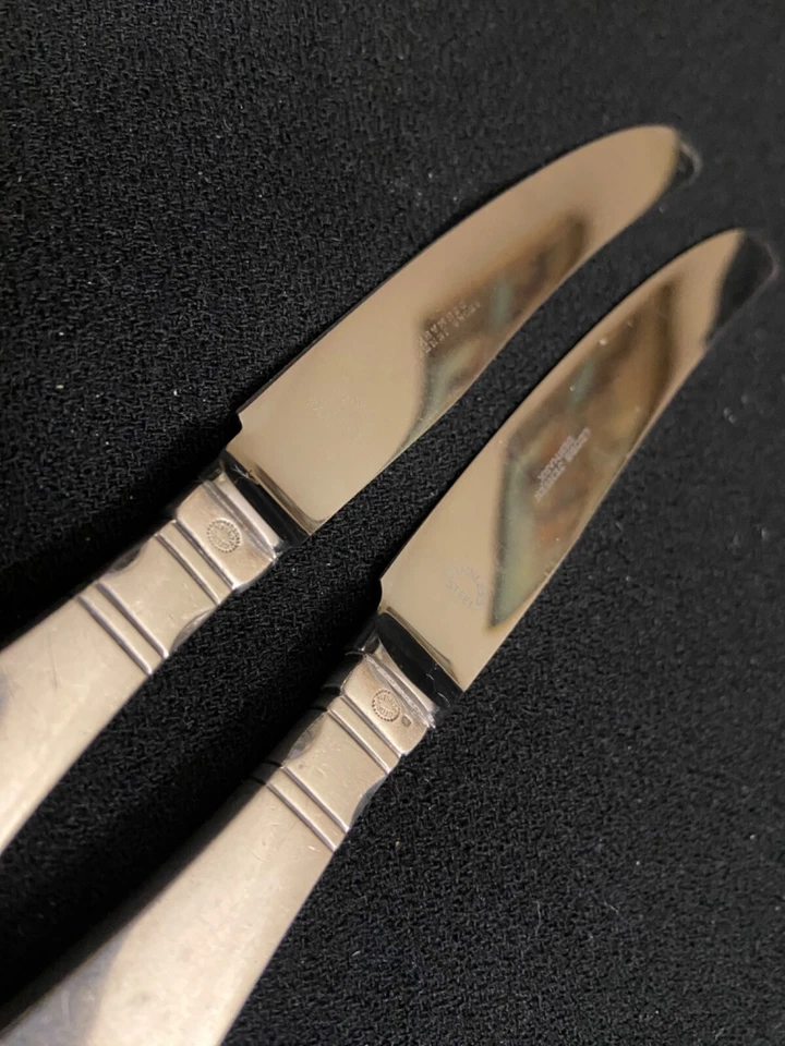 Georg Jensen Continental a/k/a Antik Sterling Silver Fruit/Dessert Knives (2) - Image 2 of 4