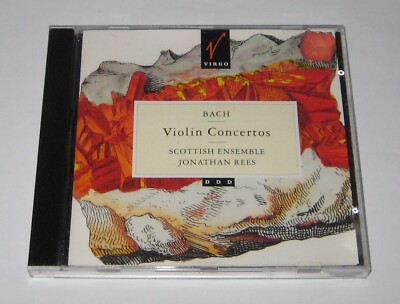 J.S.BACH, C.P.E. BACH, VIOLIN CONCERTOS.JONATHAN REES CD ALBUM