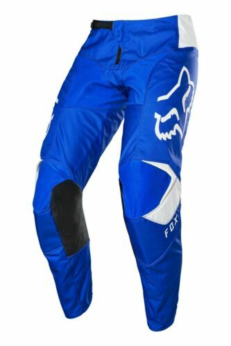 Fox Racing Mens 180 Prix Off Road Dirt Bike Pants Blue/White Size 28 - Picture 1 of 2