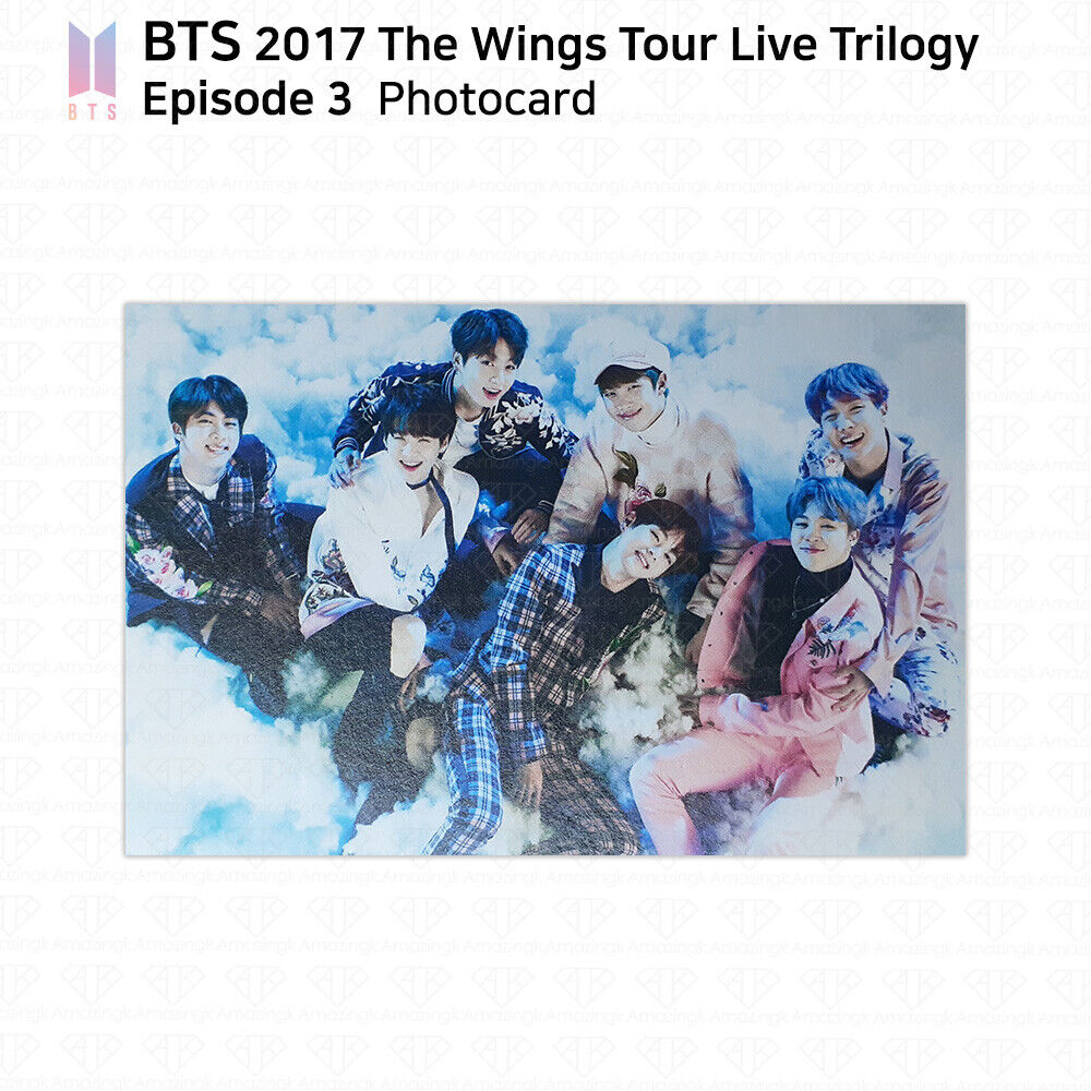 BTS Bangtan Boys 2017 The Wings Tour Live Trilogy Episode 3 Photocard KPOP