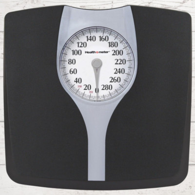 Health O Meter Bathroom Scale Full View Large Oversize Dial, 330LB