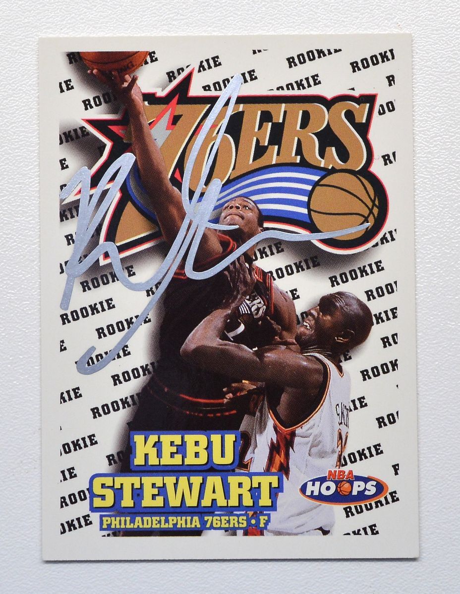 1997-98 Hoops #205 Kebu Stewart RC Autograph | eBay