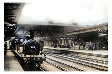 ptc2281 - Yorks. - Engine No.266 at Sheffield Midland Railway Stn. - print 6x4