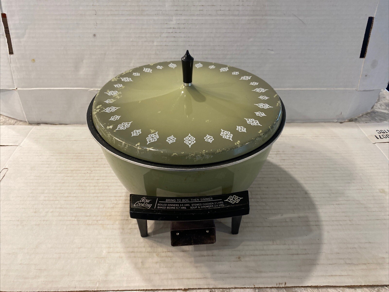 Vintage Oster 5 Qt Electric Slow Cooker Model