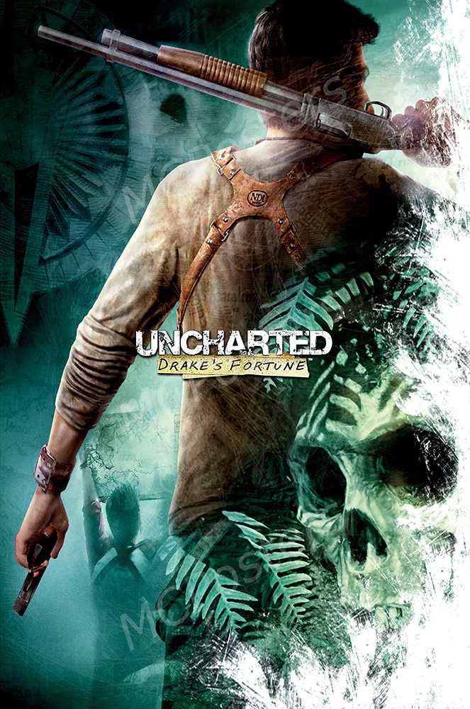 Uncharted: Drake's Fortune PlayStation 3 Box Art Cover by del337er