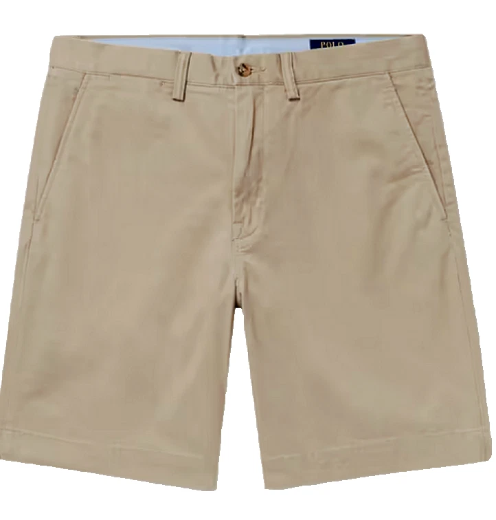 Polo Ralph Lauren Men's, Stretch Classic-Fit 9" Shorts, Classic Tan,32
