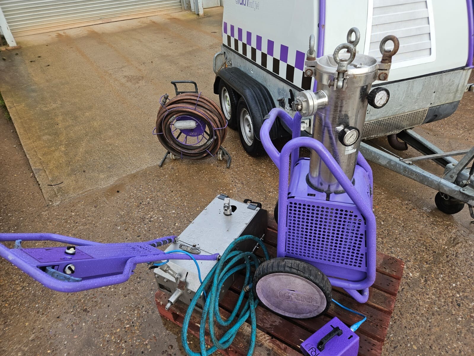 FALCH TRAIL JET 100 2500 BAR FAST TOW JETTING UNIT SCATER 25 PRESSURE