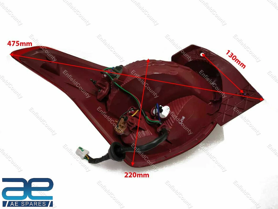 Par de luces traseras combinadas Assey izquierda y derecha para Hyundai Grand i10 S2u Foto 3 de 4
