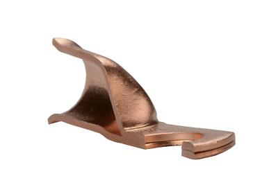 25 Pack - 6 AWG Bare Copper Ring Terminals, 1/2" Hole, Uninsulated Electrical Lugs 9 thumbnail image
