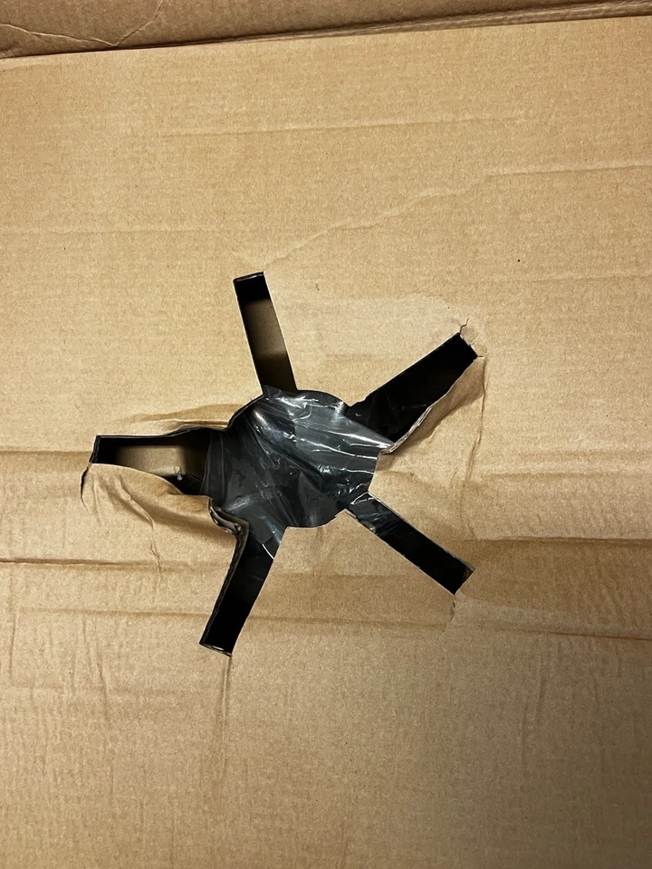 Lámpara de araña Portfolio de 5 luces | Oro medianoche + Vidrio de alabastro | Caja abierta Foto 2 de 4