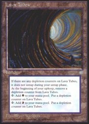 Lava Tubes - Ice Age - MTG Rare Land