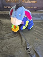 Disney Store Skeleton Eeyore Plush 12" Halloween Winnie The Pooh Stuffed Animal