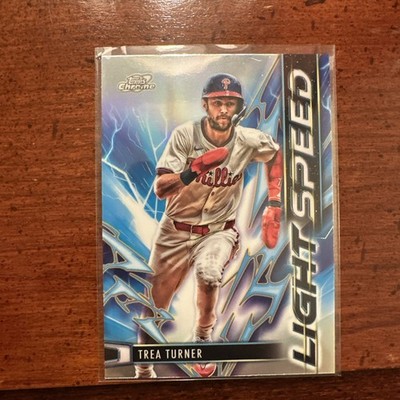 2025 Topps Chrome Cosmic Light Speed Trea Turner #LS-8 Philadelphia Phillies