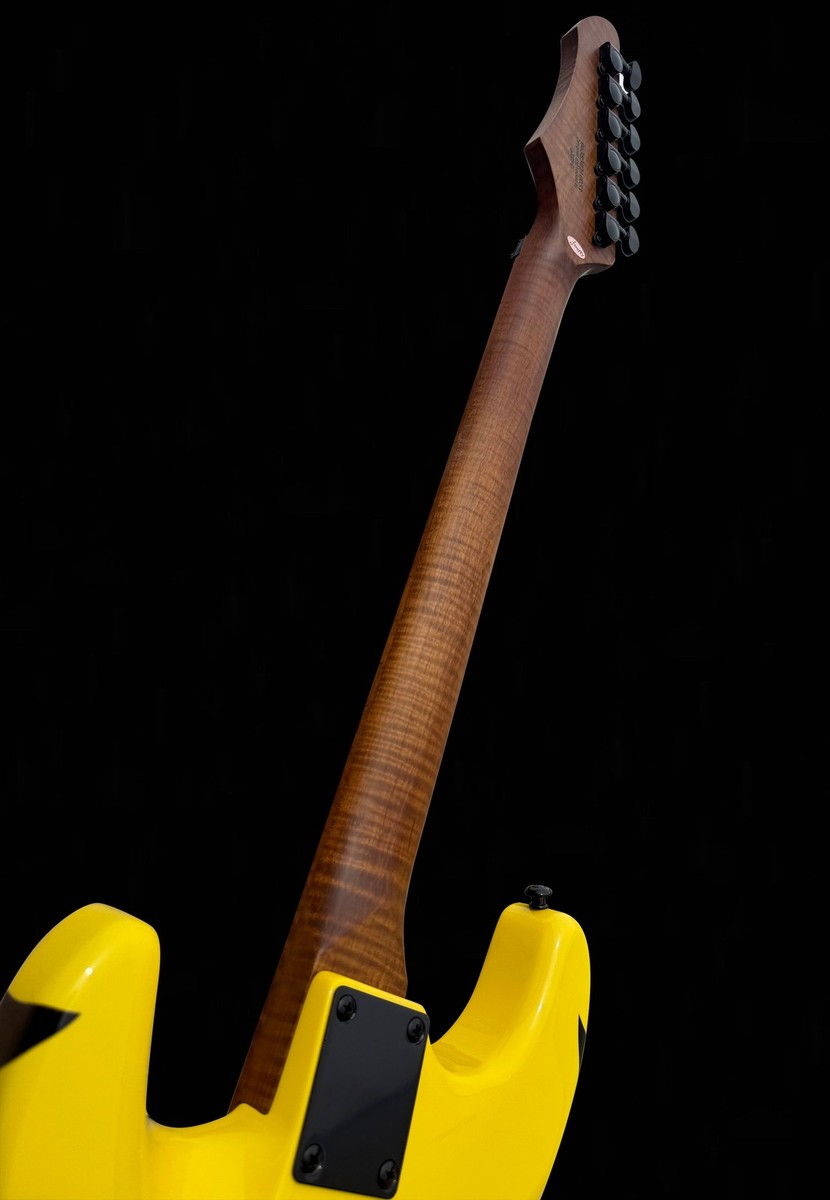 Firefly FFST Classic Electric Guitar Yellow/Black Roasted Mahogany
