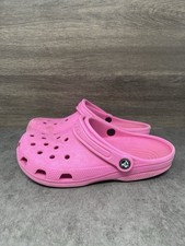 Crocs Classic Clog Bright Pink Size 7 Womens Comfort Slip On Sandals Shoes