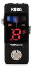 KORG Pitchblack Mini PB-MINI Guitar Bass Pedal Tuner Compact Used