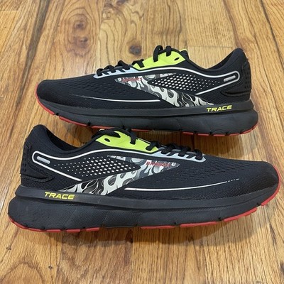 Brooks Trace Running Shoes Men s Size 8.5 Black Fire Department Edition Sneakers