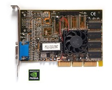 Nvidia Riva TNT2 PRO AGP4X 32MB video card Retro gaming + PC sticker