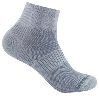 WRIGHTSOCK Profi Sportsocke Coolmesh II - anti-blasen- mittellang - grau Socken