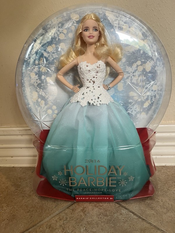 Mattel Barbie 2016 Holiday Fashion Doll - Aqua Gown DGX98
