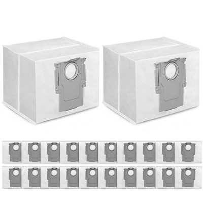 22 Pack Dust bags with Roborock Q5+, Q5 +, Q5 DuoRoller+, Q5 Max+ Plus, Q7+, ...