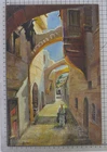 Orientalist Antique Painting Signed Cinato 1937 Oil on Board B34