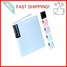 Sooez Art Portfolios 9"x12", 40 Pockets Large Portfolio Folder Display 80 Pages,