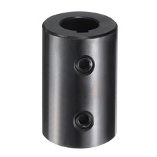 2 Set Shaft Coupling 5/8" Bore 1-1/4" OD 2" Length Rigid Coupling Screw