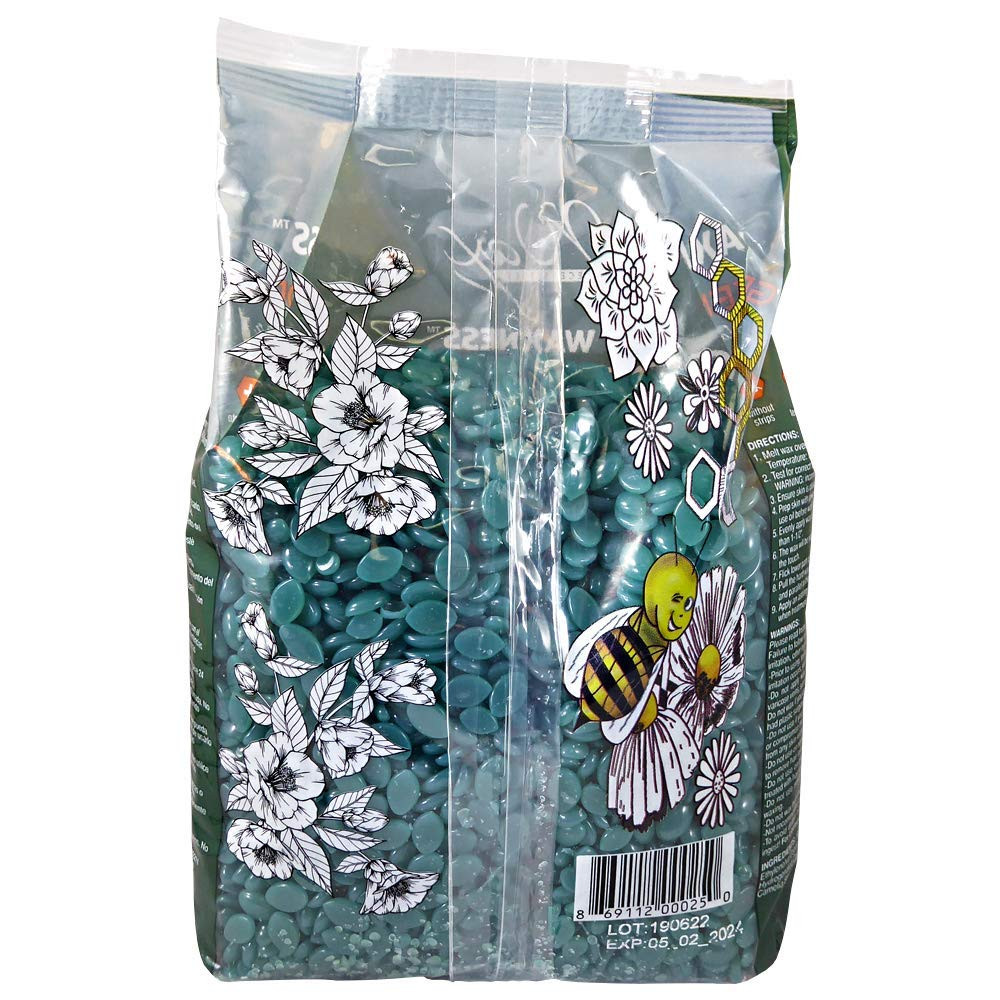 Waxness Wax Necessities Film Hard Wax Beads Green Tea 2.2 Pound