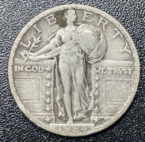 1924-P Standing Liberty Quarter 25c VF Very Fine