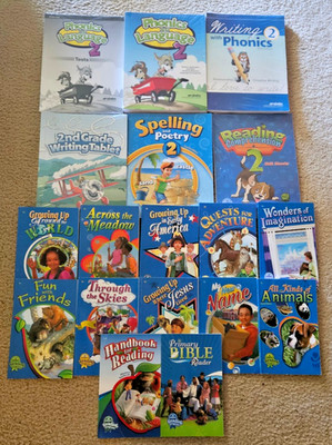 Abeka Second 2nd Grade Lot Language Arts Child Kit Unused