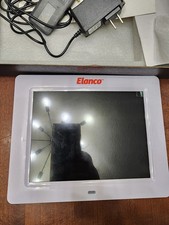 Elanco 7-Inch Digital Picture Frame - White - With Power Adapter