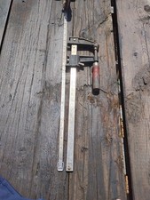 Bessey Brand Steel Bar Clamp 16" Long X 4" Deep, Very Good Condition, PICS/READ