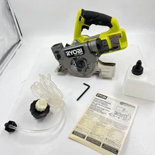 Ryobi 18V Brushless 5" Handheld Tile/Masonry Saw Kit, PBLHTS01B - Tool Only