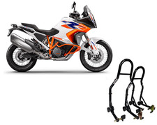 2 Cavalletti alza moto ruote gomme alzare KTM ADVENTURE 390 790 890 1290 1390