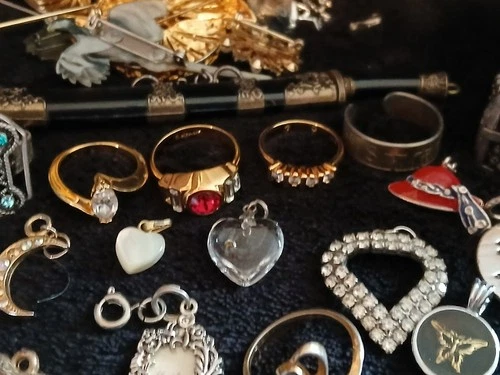 Vintage Costume Jewelry ALL WEARABLE used Lot Some Signed