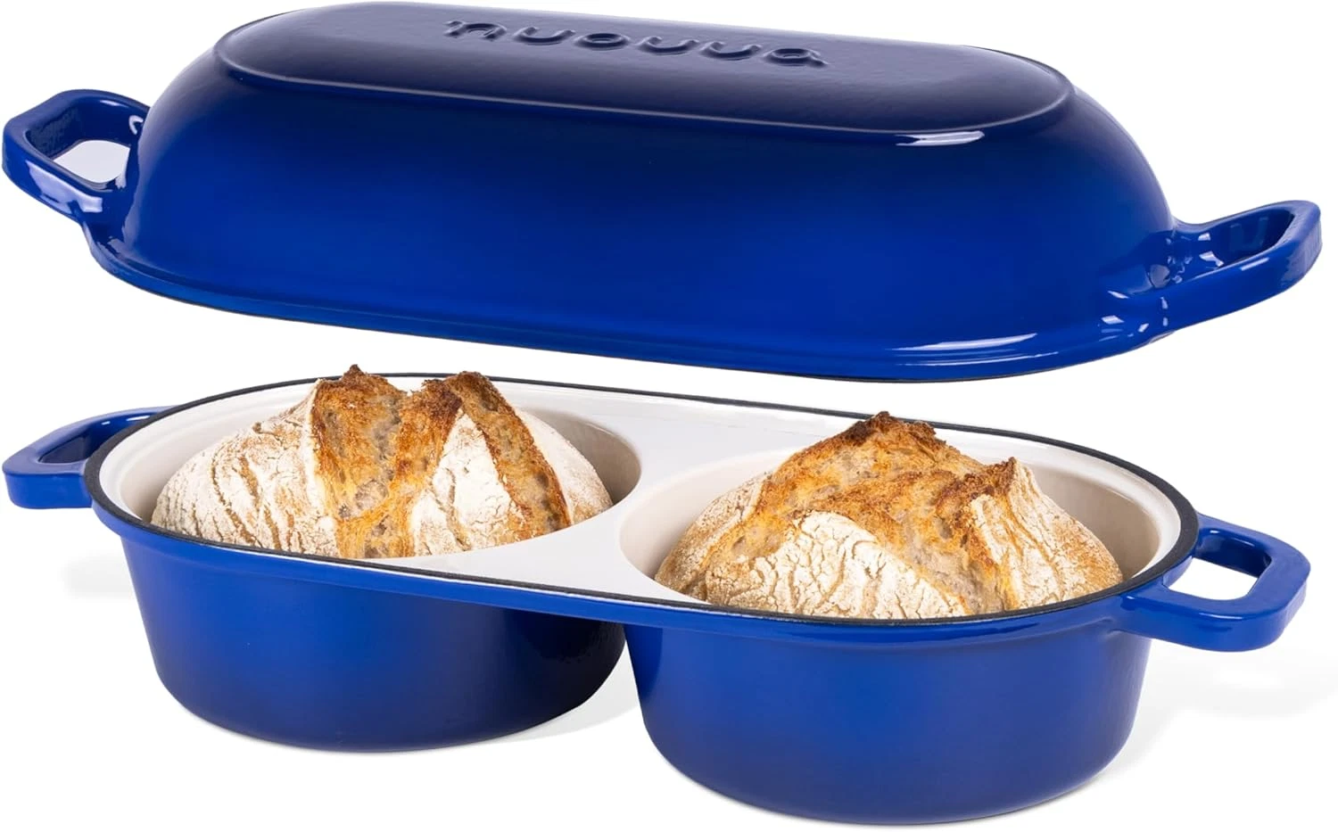 Dutch Oven for Sourdough Bread Baking – Enamelled Cast Iron Bread Loaf Pot