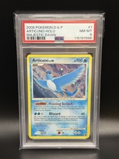 2008 ARTICUNO Pokemon Card #1 Majestic Dawn Reverse Holo Rare PSA 8 on eBay