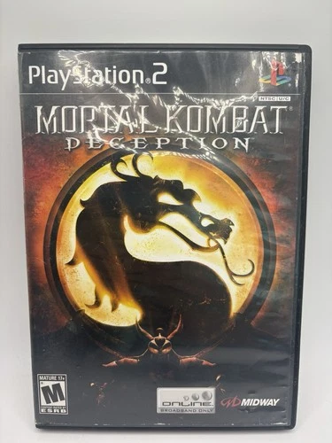 Mortal Kombat: Deception Black Label PlayStation 2 PS2 No Manual
