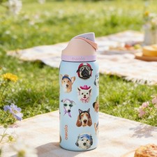 Owala Dog Collage DogWala 32oz Water Botter Cup Gift