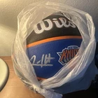 Josh Hart New York Knicks Signed Wilson Black and Blue Tribute Basketball