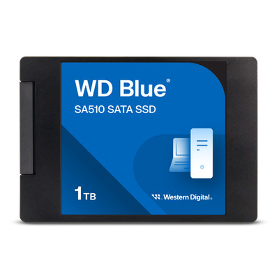 Western Digital 1TB WD Blue SA510 SATA SSD 2.5 /7mm Cased - WDS100T3B0A-00AXR0