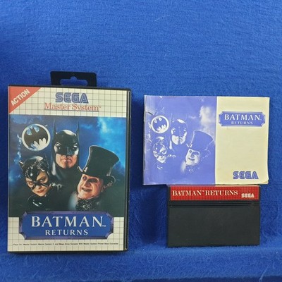 Master System BATMAN RETURNS *x Boxed & Complete PAL REGION FREE (Works in US)