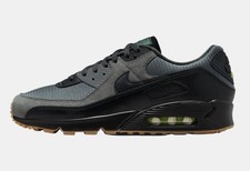 Nike Air Max 90 Gris Humo Negro Tenis IQ0580-084 Hombres Talla TOTALMENTE NUEVAS