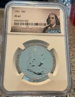 1961 Ben Franklin Half Dollar 50 C NGC PF 67 90% Silver Free Shipping! #51
