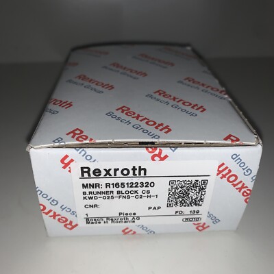 Rexroth R165122320 Geradelinig Block Läufer Lager R-165122320 KWD-025-FNS-C2-H-1