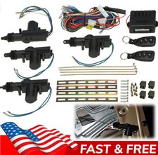 Car 4-door Power Lock Kit Keyless Entry System Security Remote Central Universal