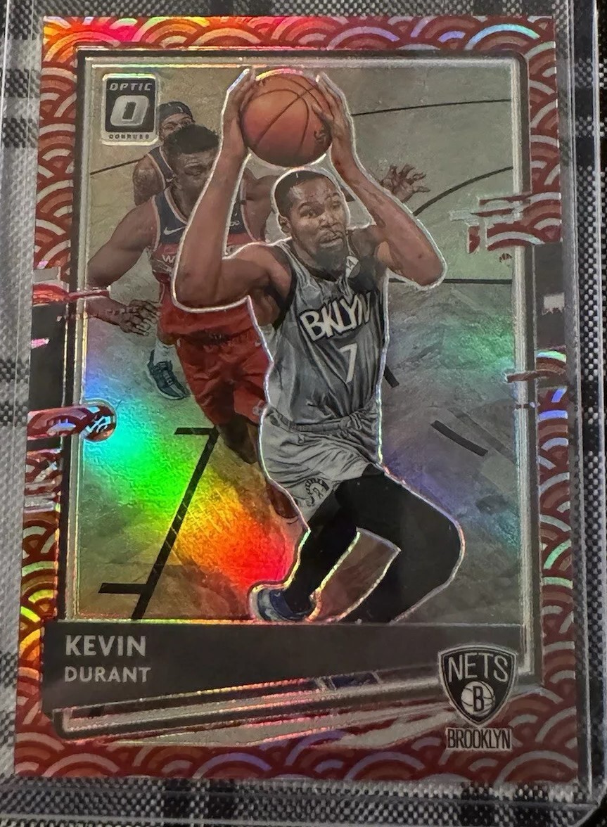 2020-21 Panini Donruss Optic Photon Prizm #136 Kevin Durant