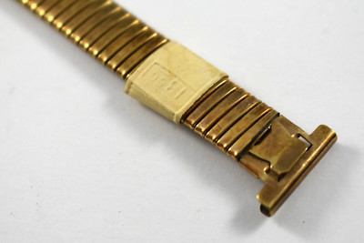 Vintage NOS BB Co Surefit 1/10 10K Gold Wrist Watch Band lot.fd