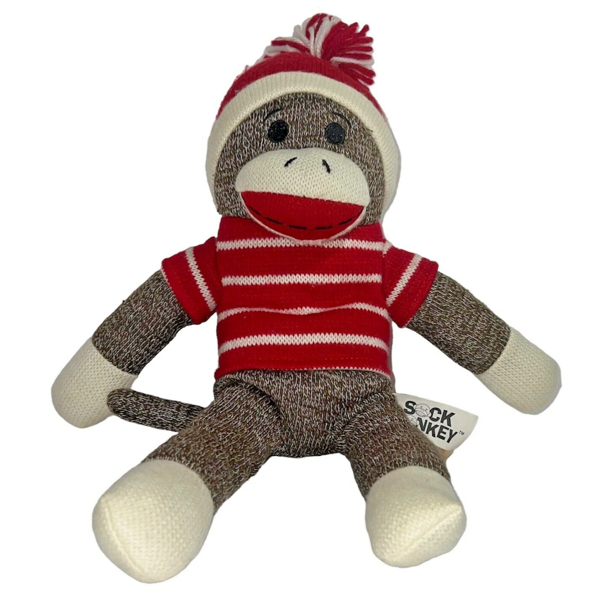 Sock Monkey 16 Striped Winter Shirt